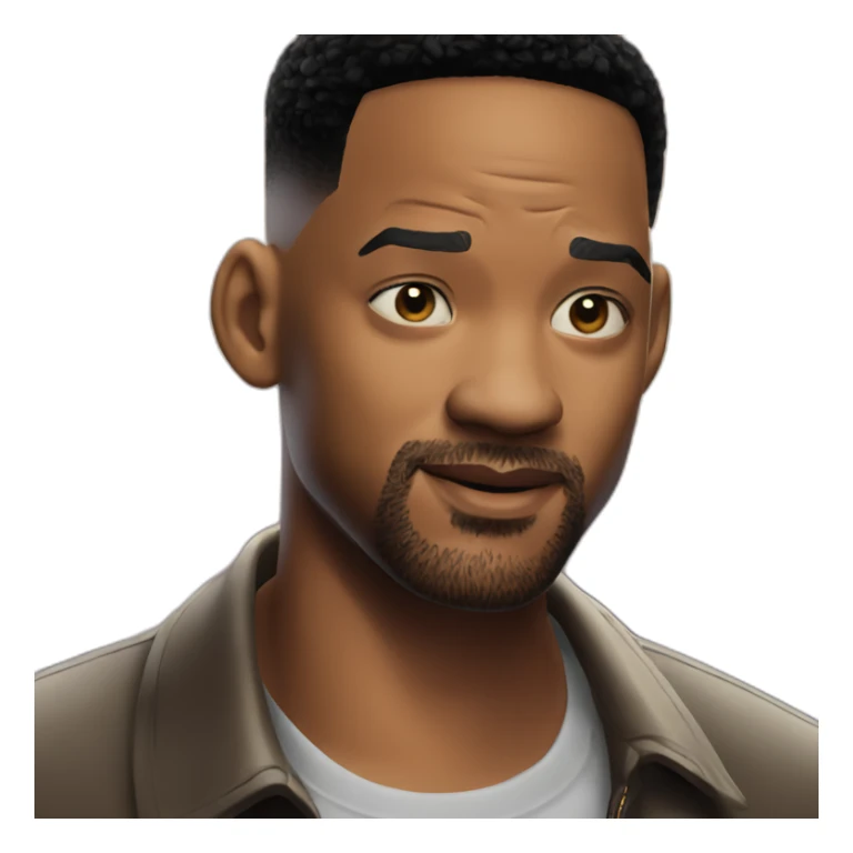 will smith love in his eyes sticker