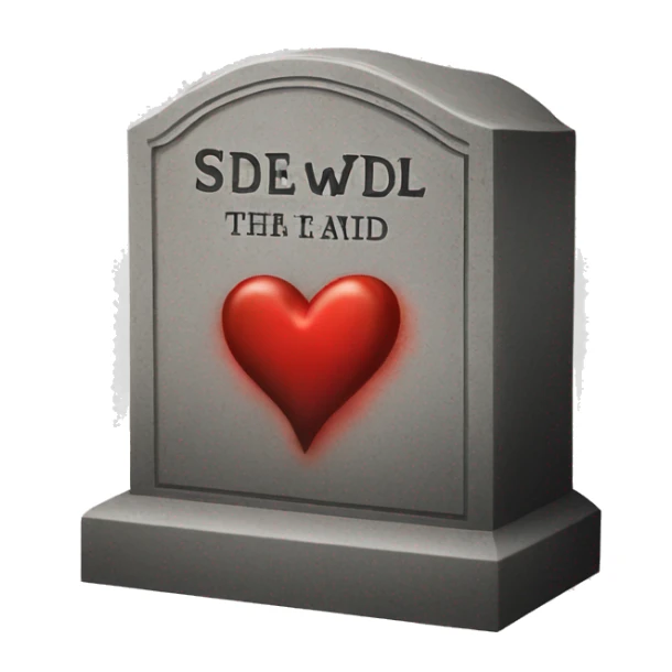 gravestone that says here lies SmokeDevil red sticker