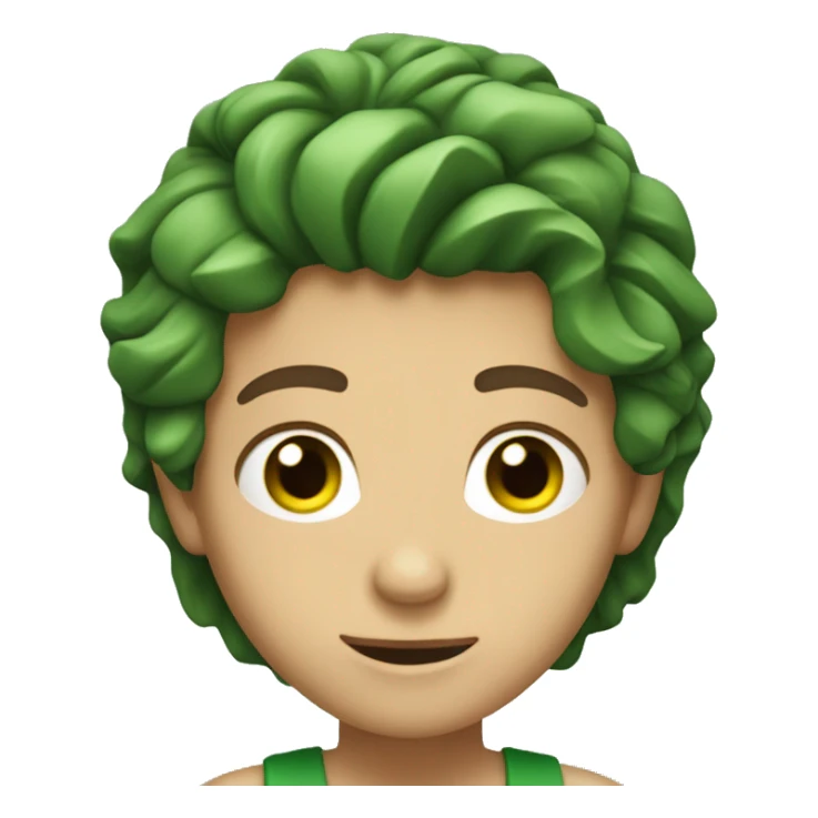 CREA  LA CARA DE UN TORO  COLOR VERDE sticker