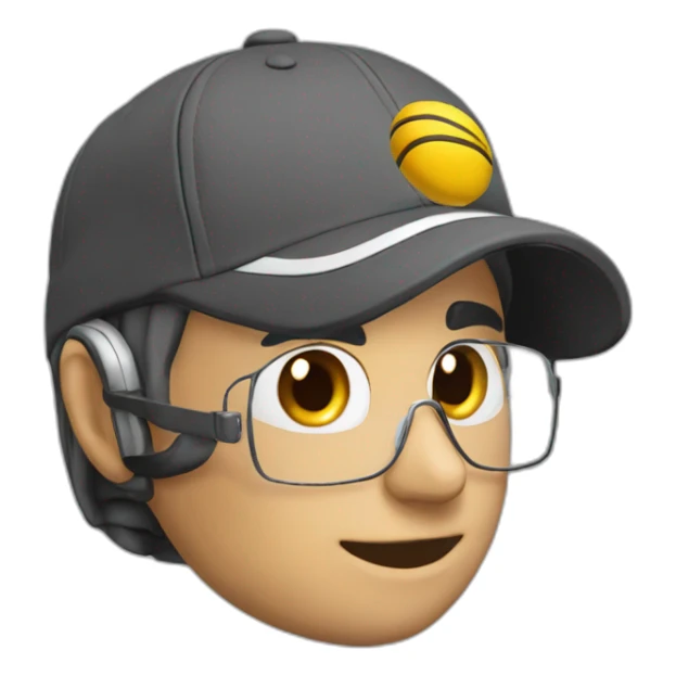 tête coach 47 ans esport casquette sticker