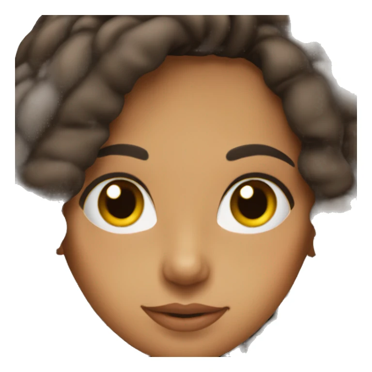 Beautiful brunette latin girl sticker