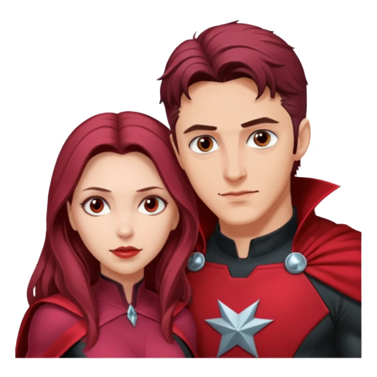 Billy Maximoff and Scarlet Witch sticker