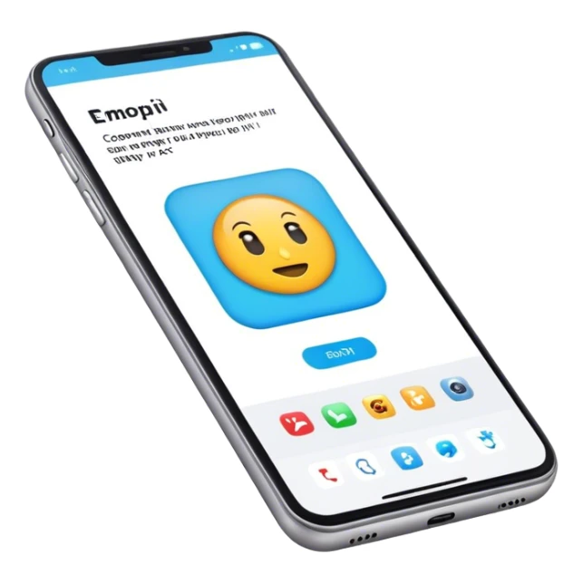 AI companion app on a phone sticker