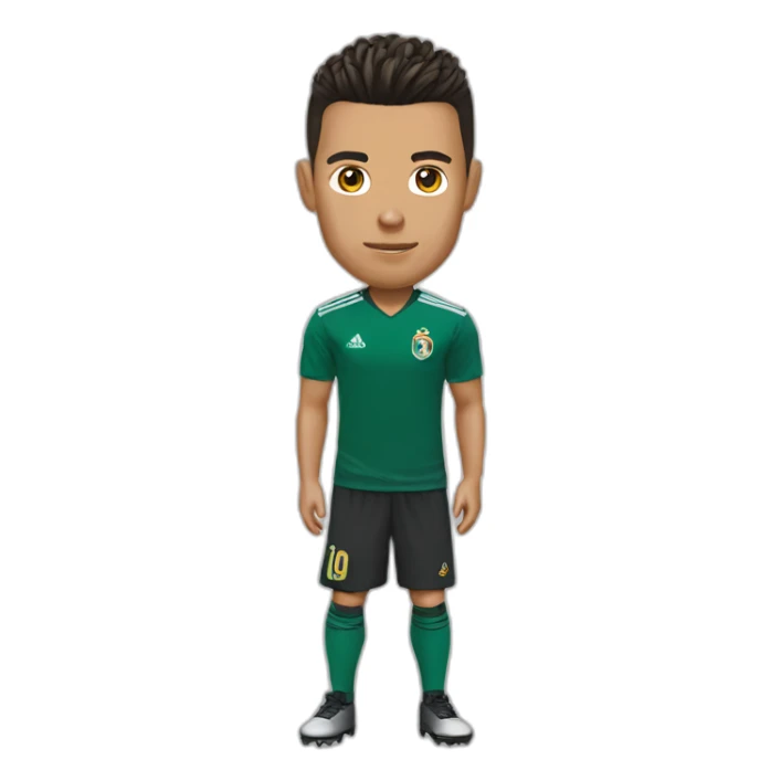 Ronaldo le flat sticker