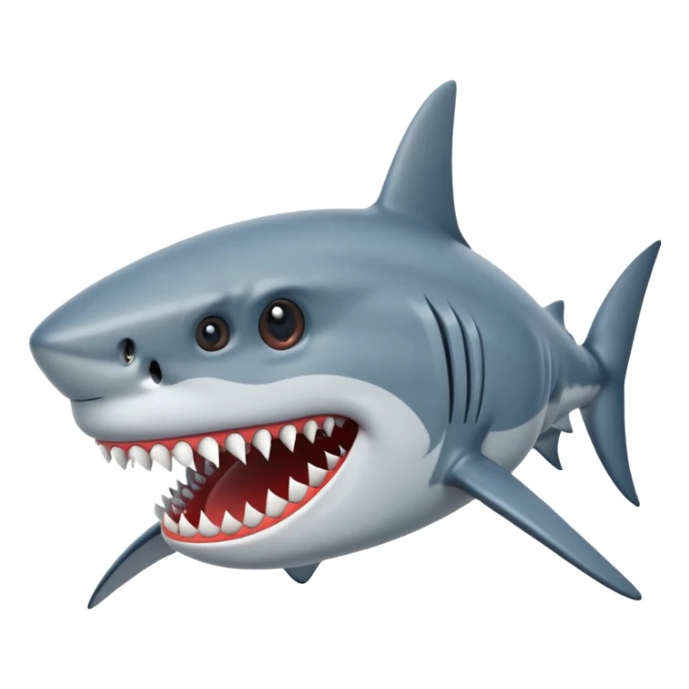 Shark with a blunt in its mouth sticker