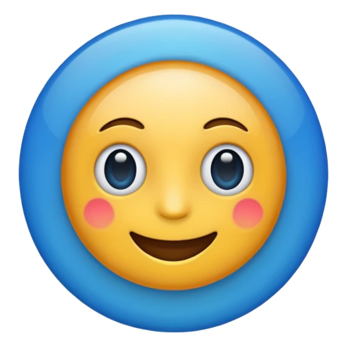 Asme el emoji de verificado en color azul sticker
