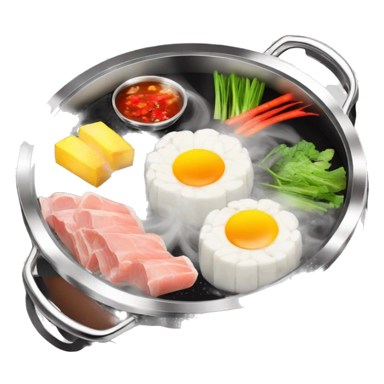 MineDecor Yuanyang Hot Pot with Divider Stainless Steel sticker