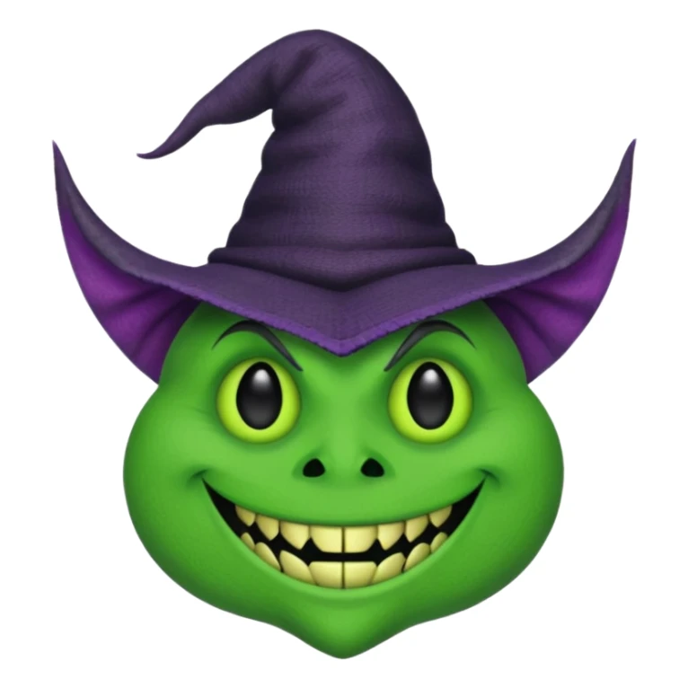 create Oogie boogie From nightmare before Christmas,maleficent and elphaba emoji from wicked. As Emojis that don’t already exists. sticker