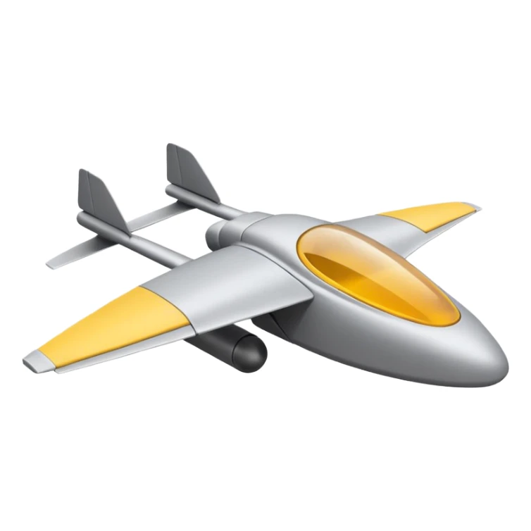 dune ornithopter no legs minimal iconic emoji style sticker