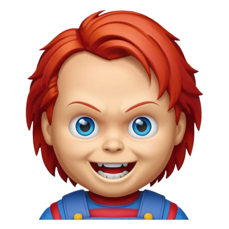 Un emojin de chuky sticker