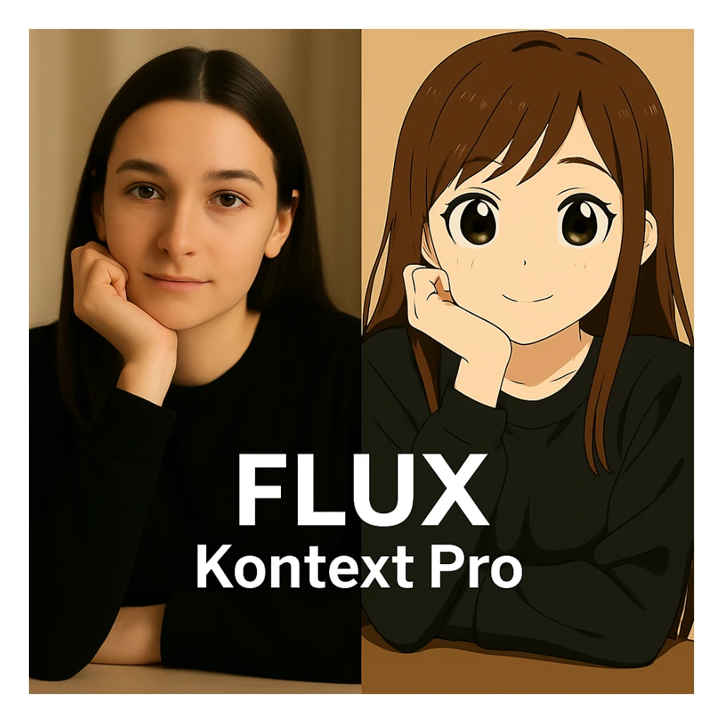 same similar image but chnage the text to "Flux Kontext Max" sticker
