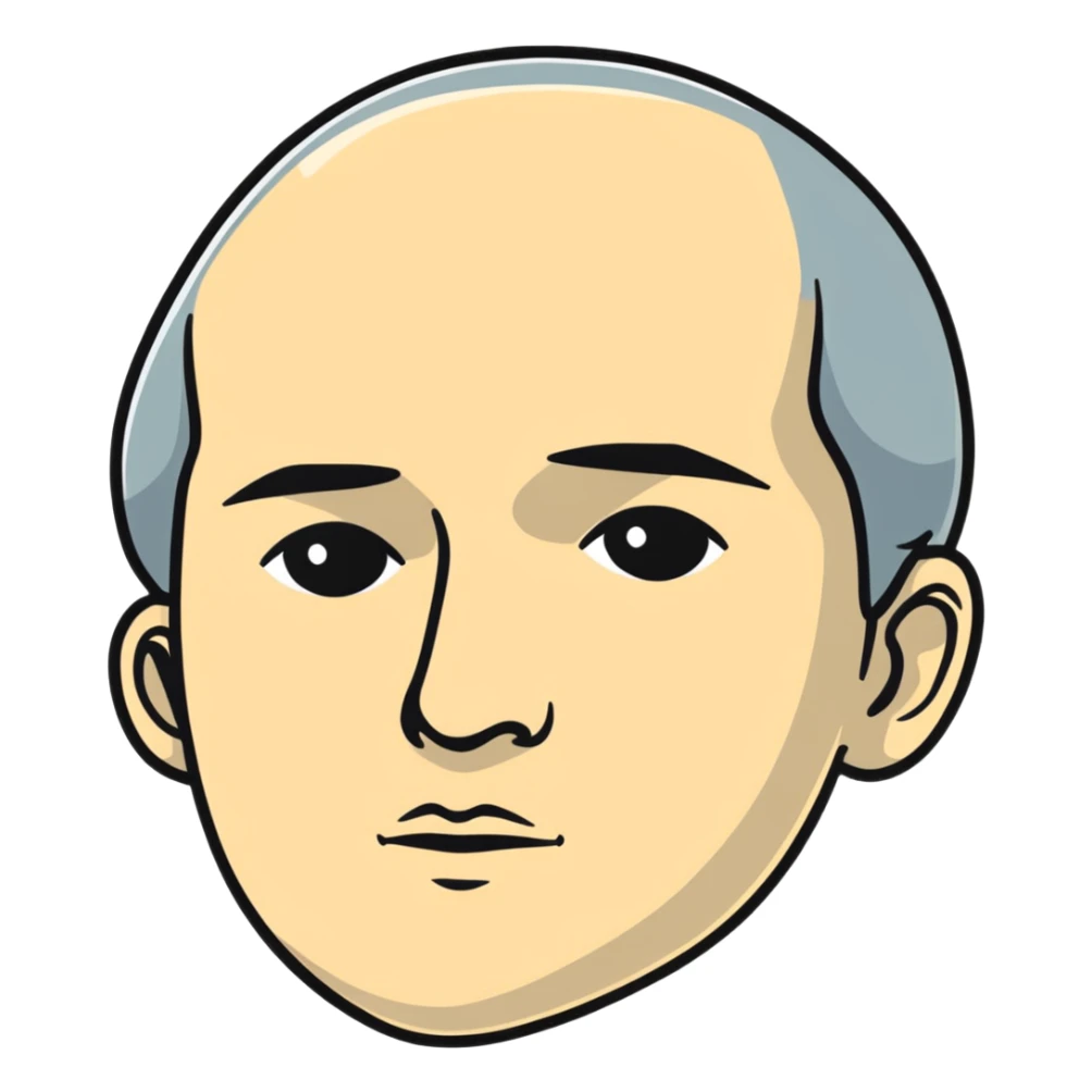 face of an 1800s person with a solemn, reflective expression, remembering the Alamo sticker