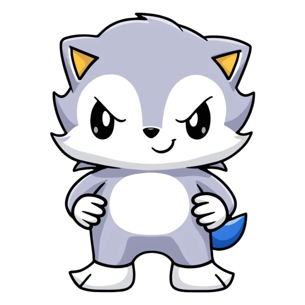 Sonic the Hedgehog, baby Sonic, and Silver the Hedgehog holding hands together sticker