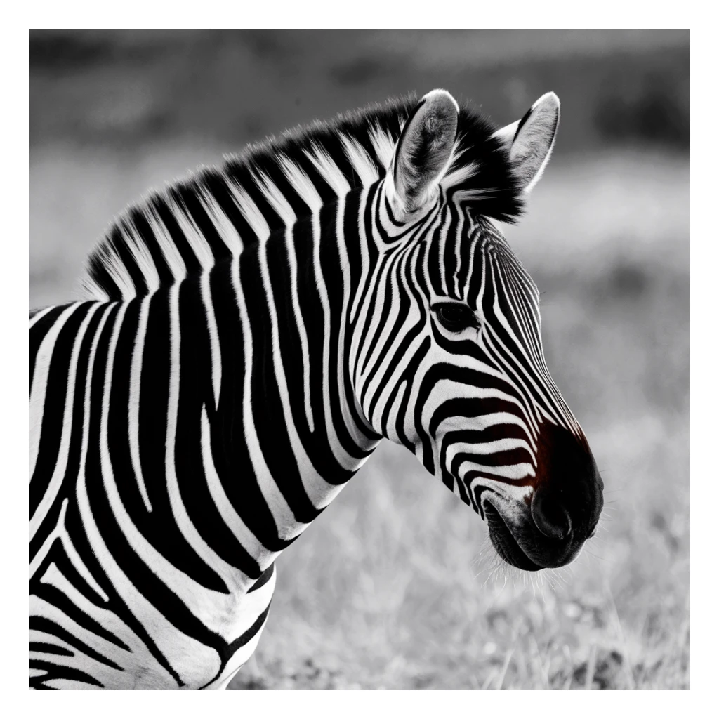 Zebra sticker