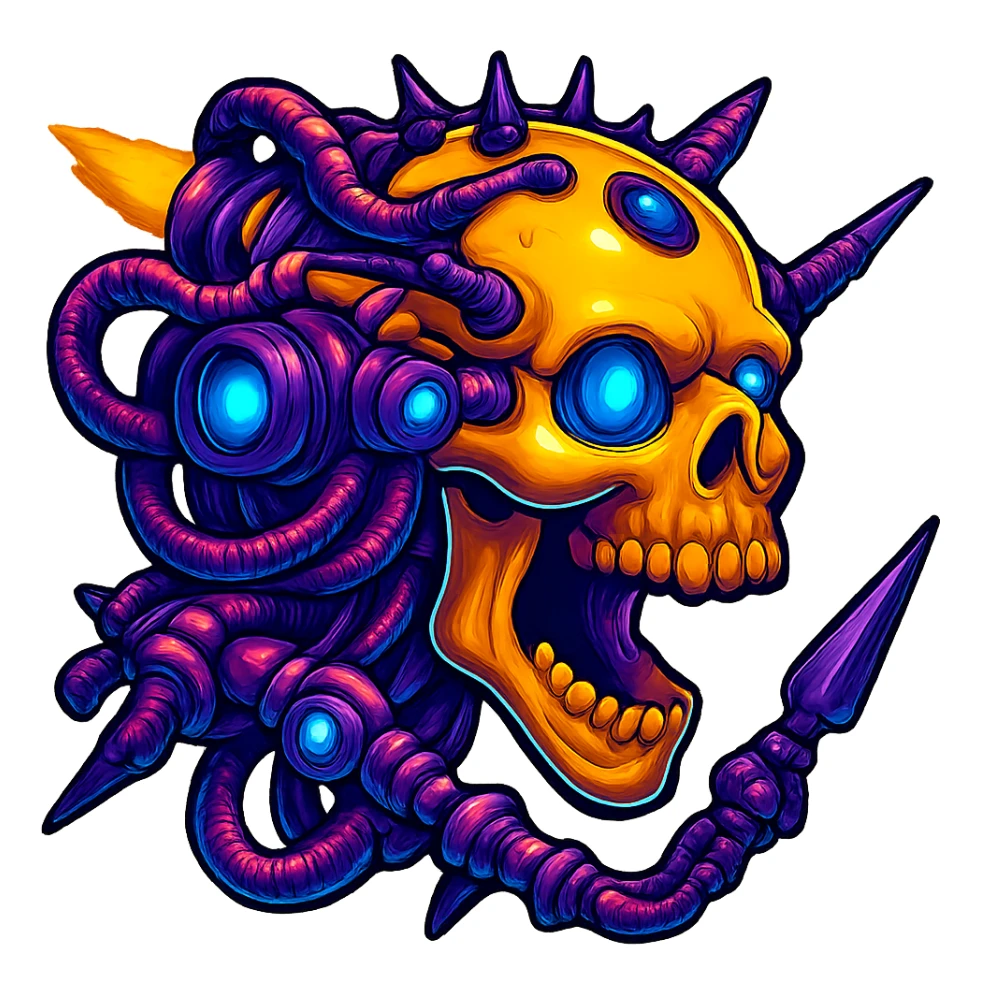 Render this image in retro sticker style, no border, transparent background. sticker