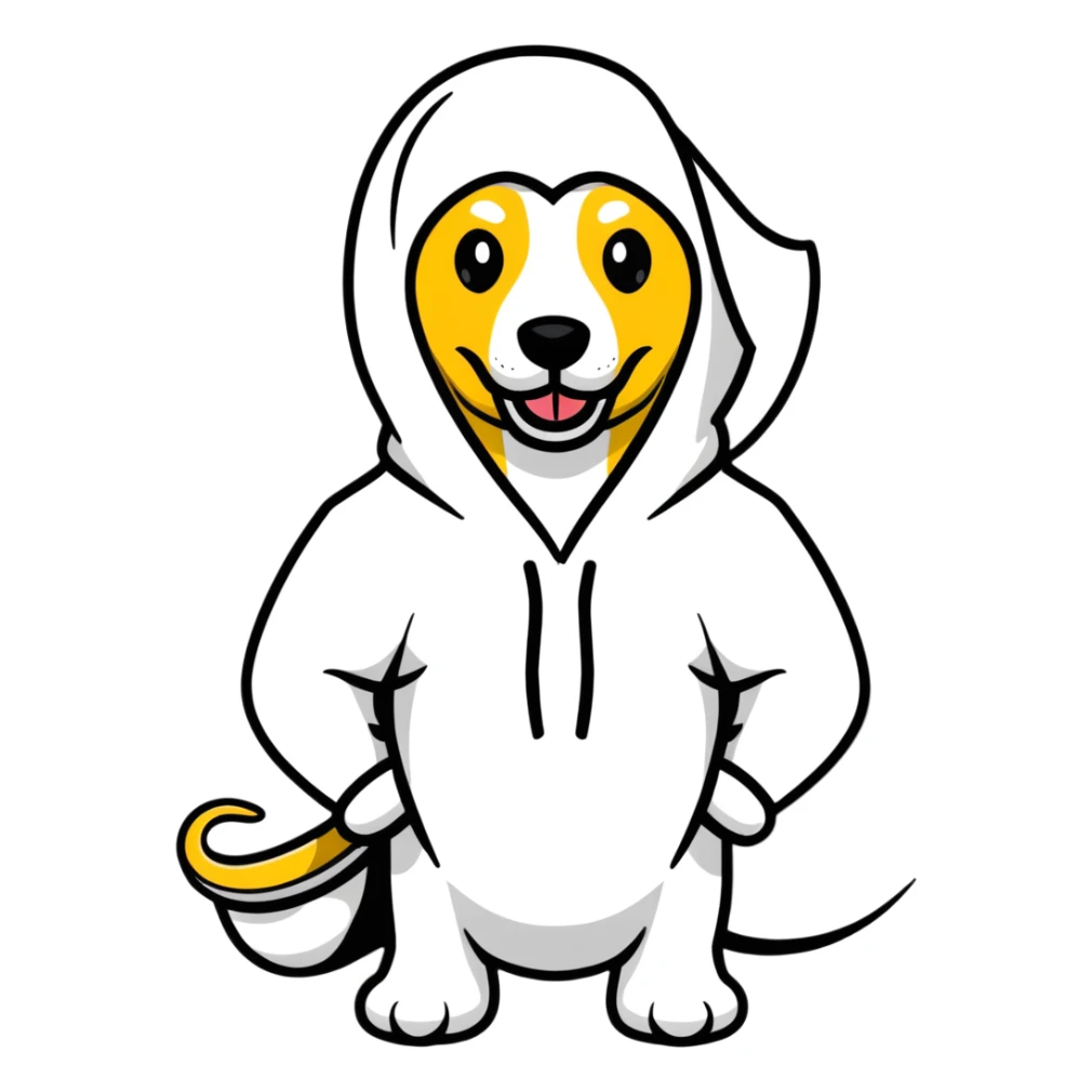 Cobrador  (Cobra + Labrador) Friendly face, venomous bite. Cobra hood flares when excited. Loyal, but deadly if provoked sticker