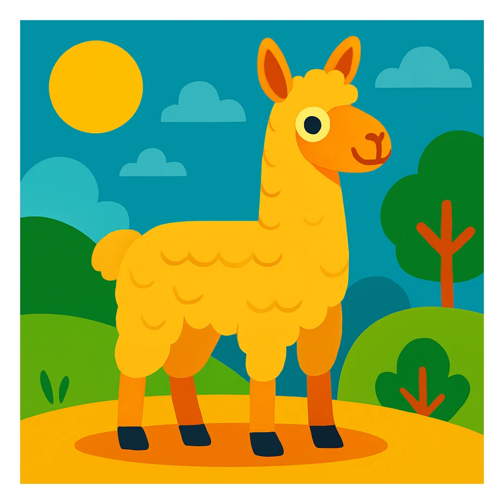 Lama sticker