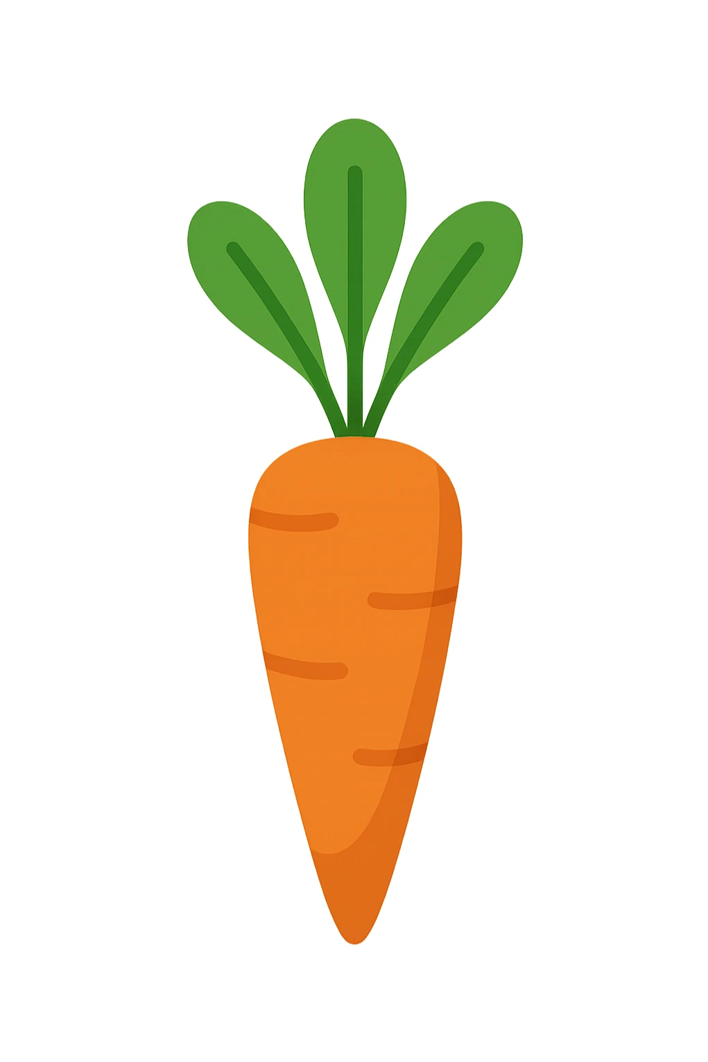 carota visti dall'alto sticker
