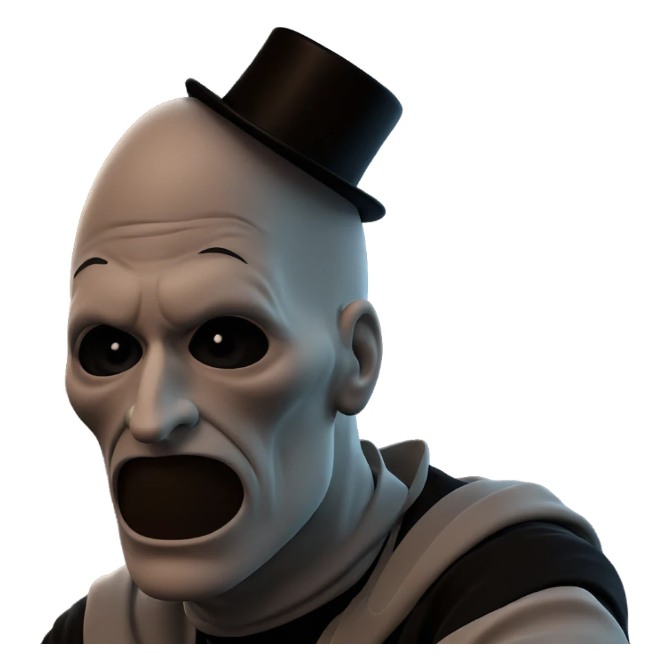 mysterious boy in top hat sticker