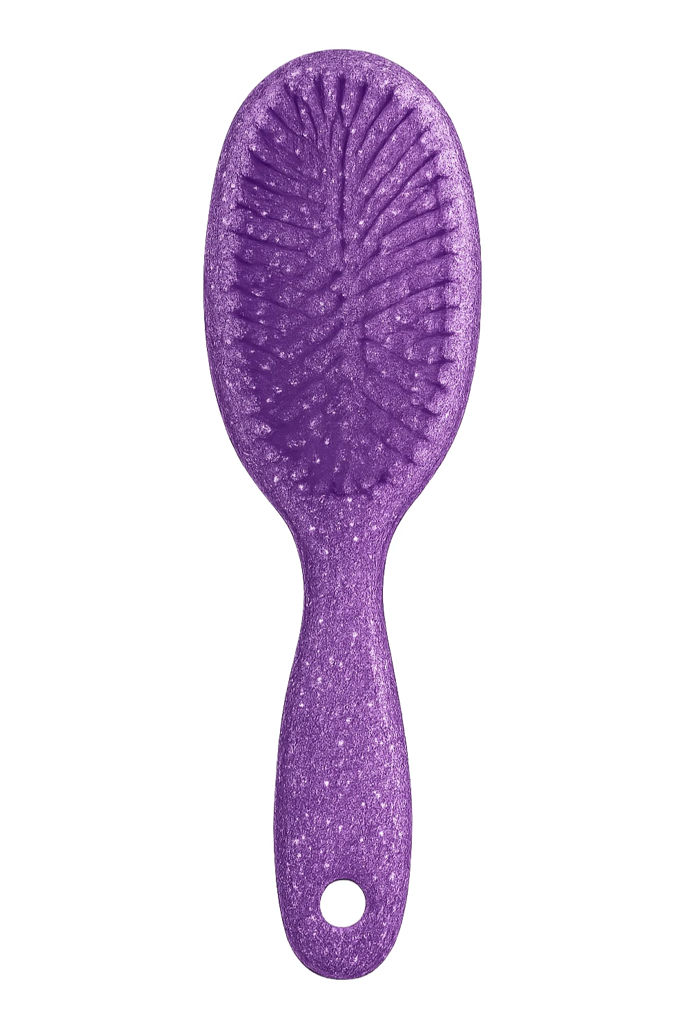 purple sparkly hairbrush sticker