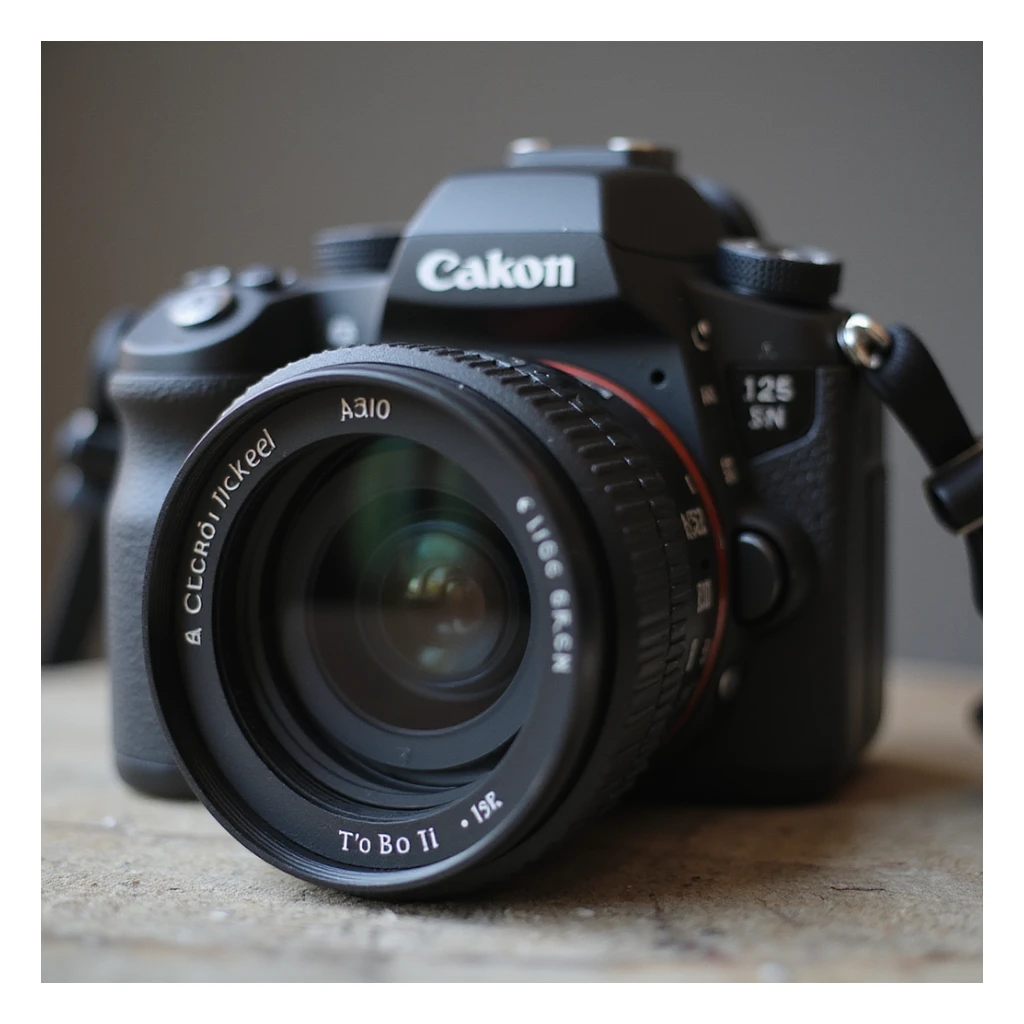 a realistic camera, photorealistic style sticker