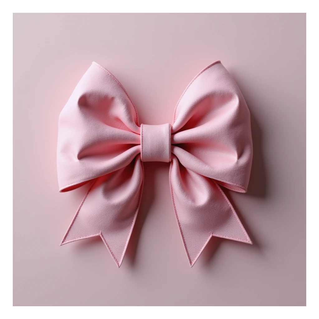 pink gothic bow, photorealistic style, variation 3 sticker
