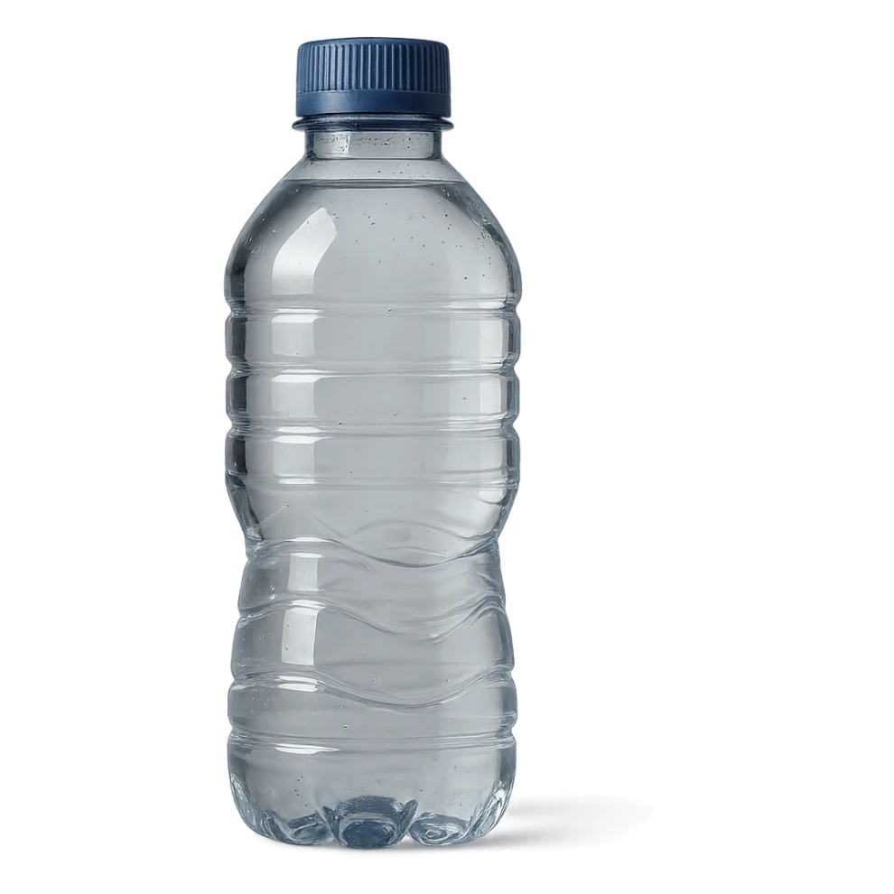 bottiglietta di acqua, iperrealistico 4k sticker