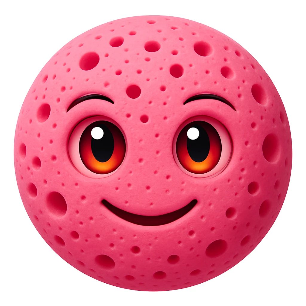 change color to pink, change form to circle sticker