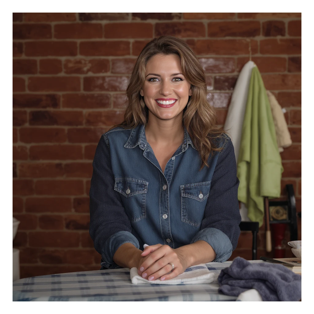 ironing board, realistic style, high detail, photo-realistic sticker