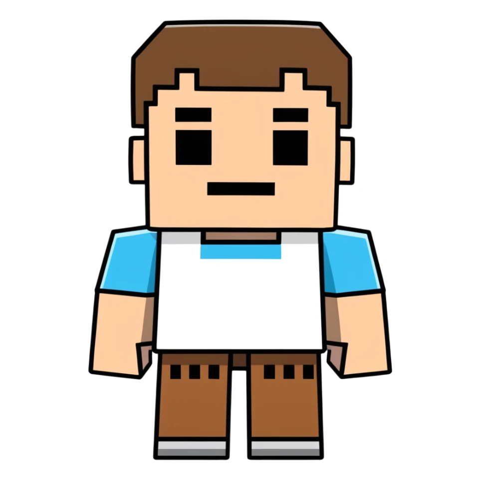 Jack Black as Steve from the Minecraft movie sticker