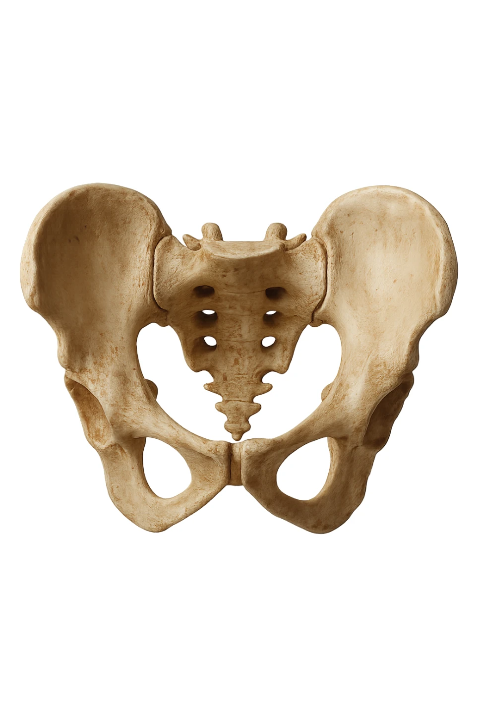 ossa di un bacino umano, iperrealistico 4k sticker
