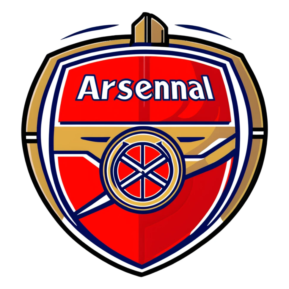 Arsenal Football Club emblem sticker