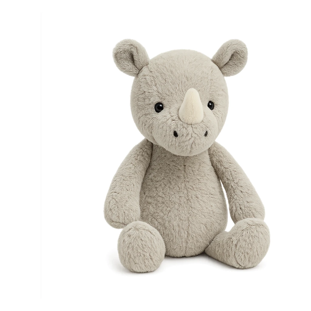baby rhino jellycat stuffed plush sticker