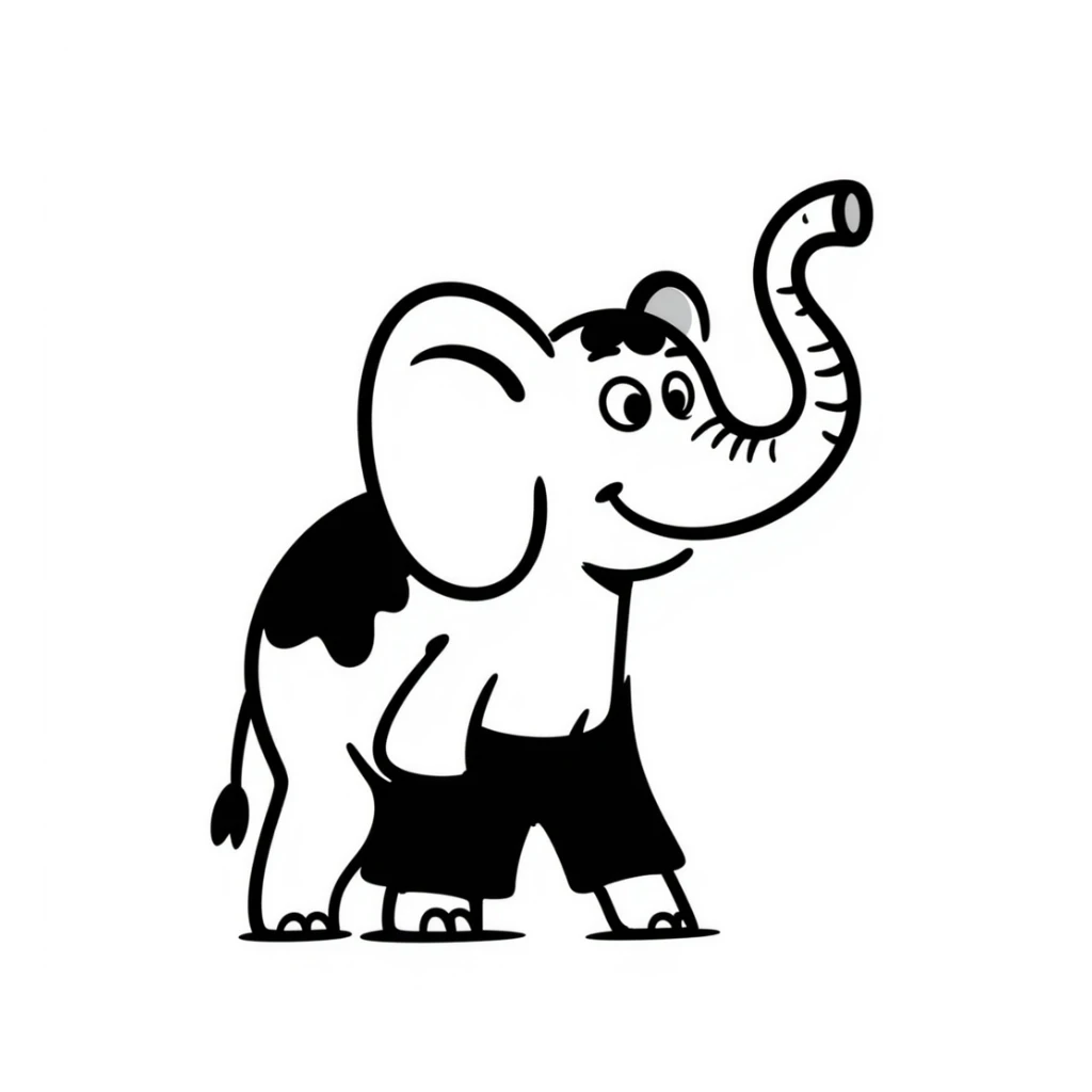 Elephant sticker