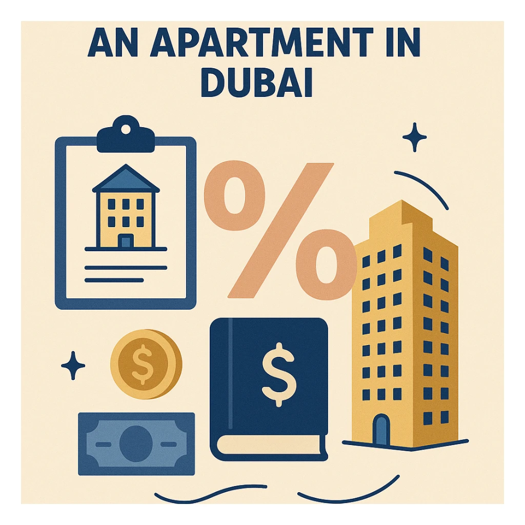 Interest rate for purchasing an apartment in Dubai sticker
