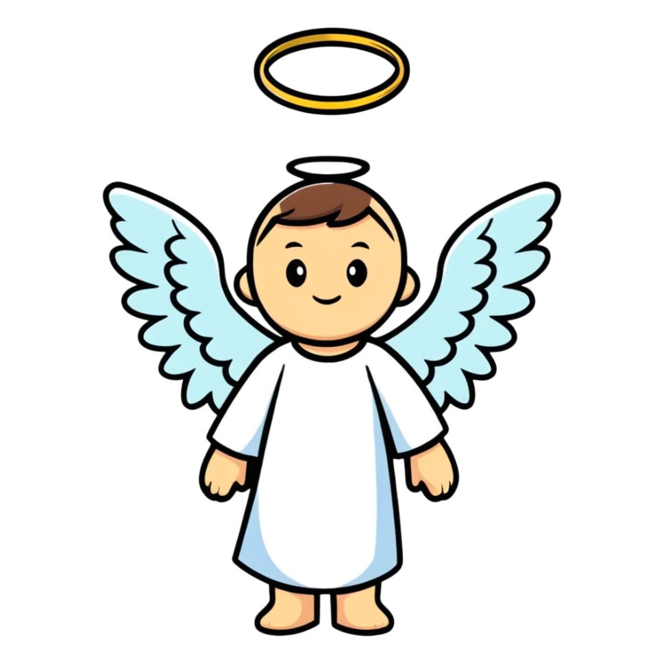 Angel in the morning (use the song for help) sticker