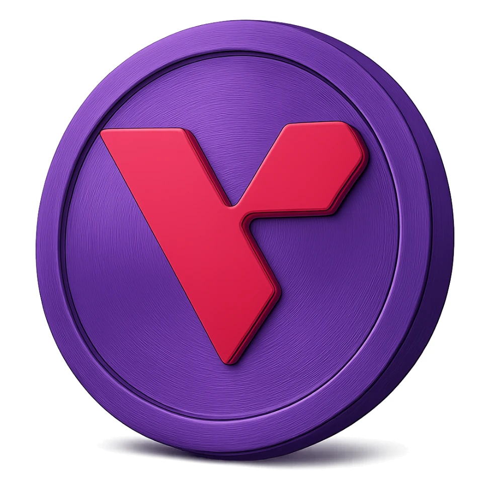 I need you to help me recreate these coing exactly as it is but just make it purple make the coin purple with transparent background please! sticker