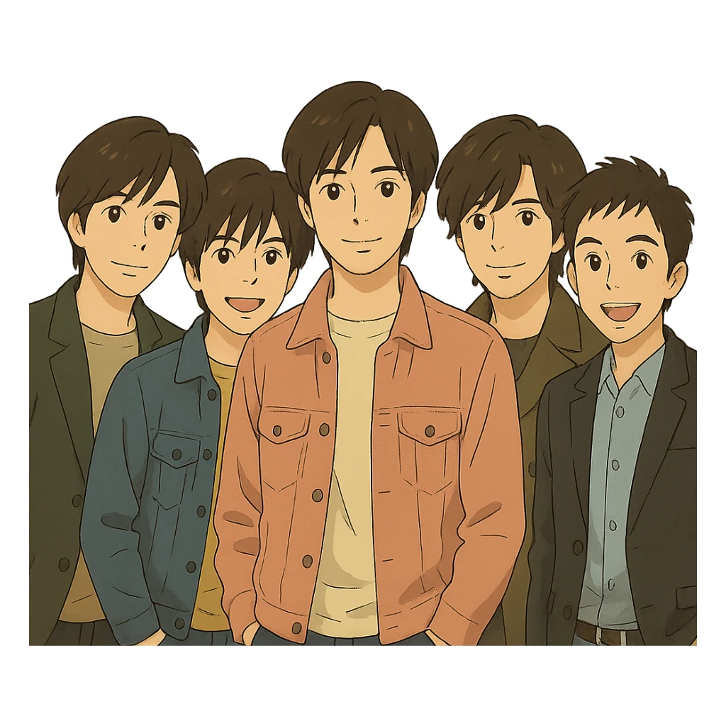 SS501 group portrait sticker