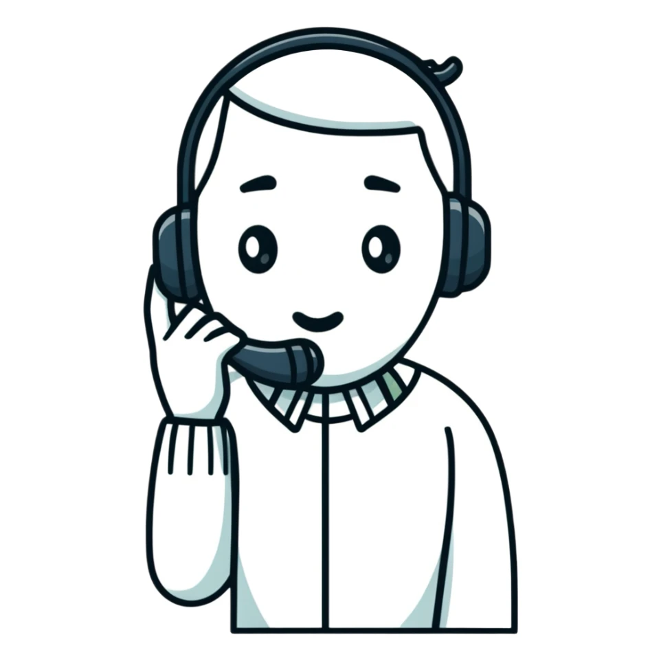 Salesperson shivering while making phone calls, cold call concept sticker