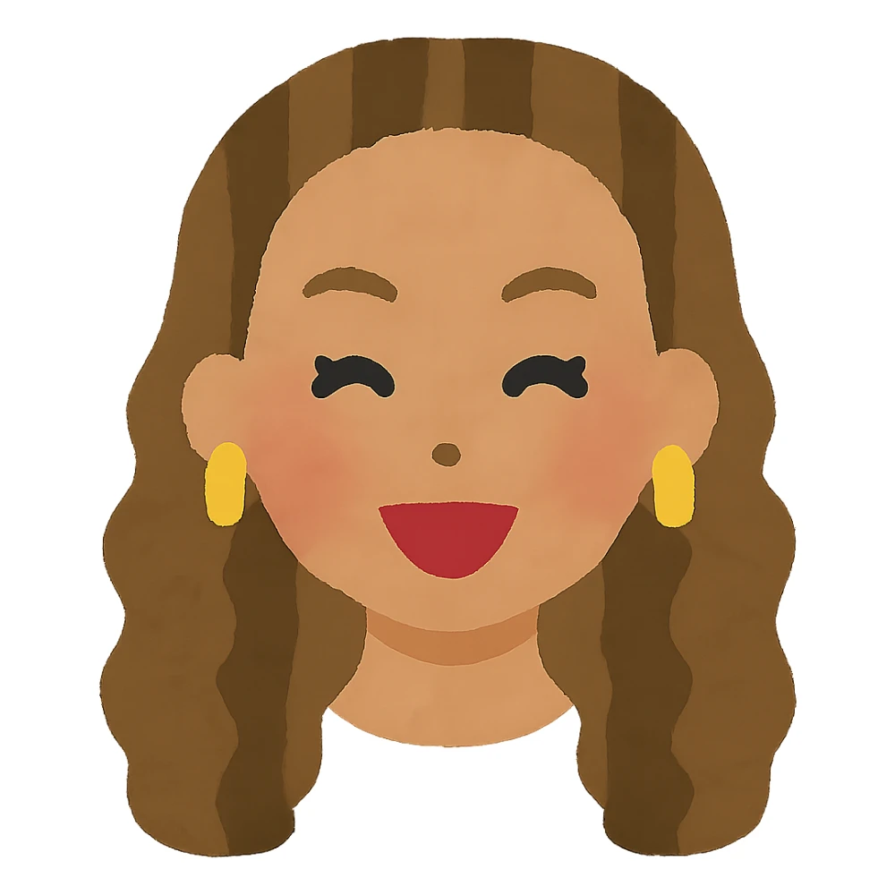 Remove the neck so only the head remains, keep the Irasutoya style with soft colors, no background. The style should reflect the original Irasutoya illustration style with gentle, soft color tones and no background. sticker