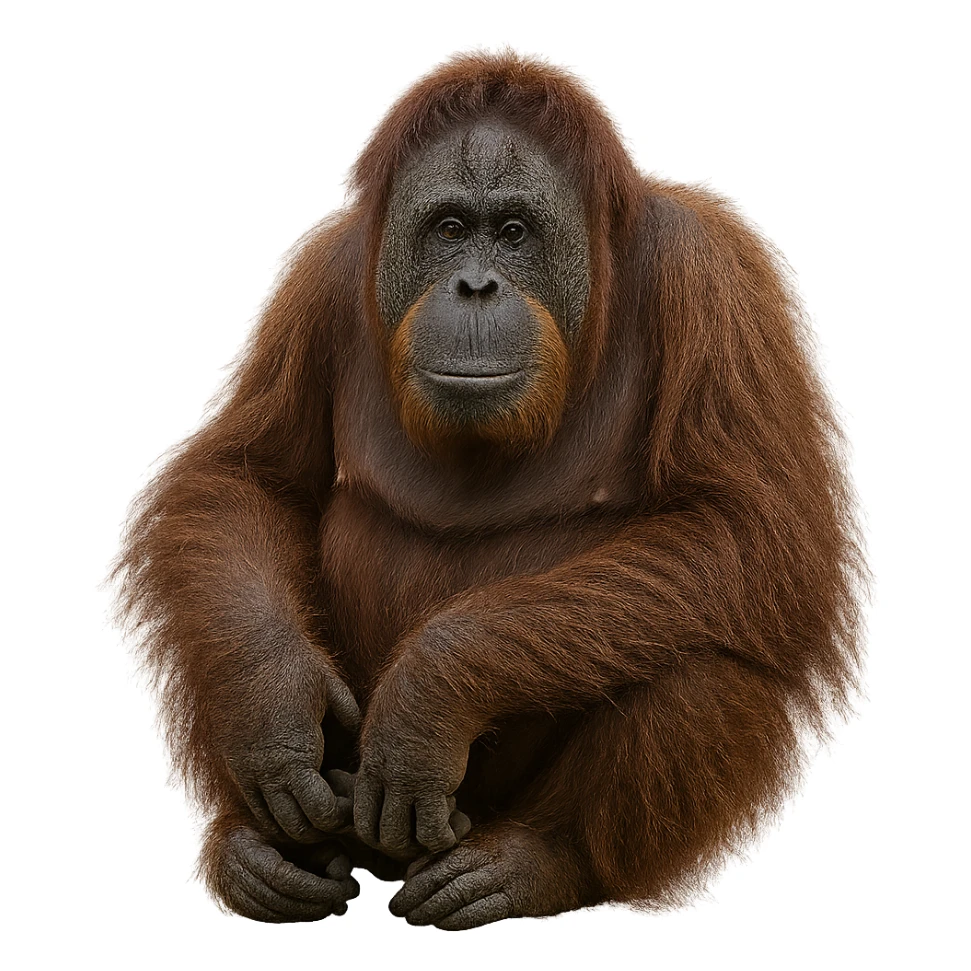Orangutan sticker