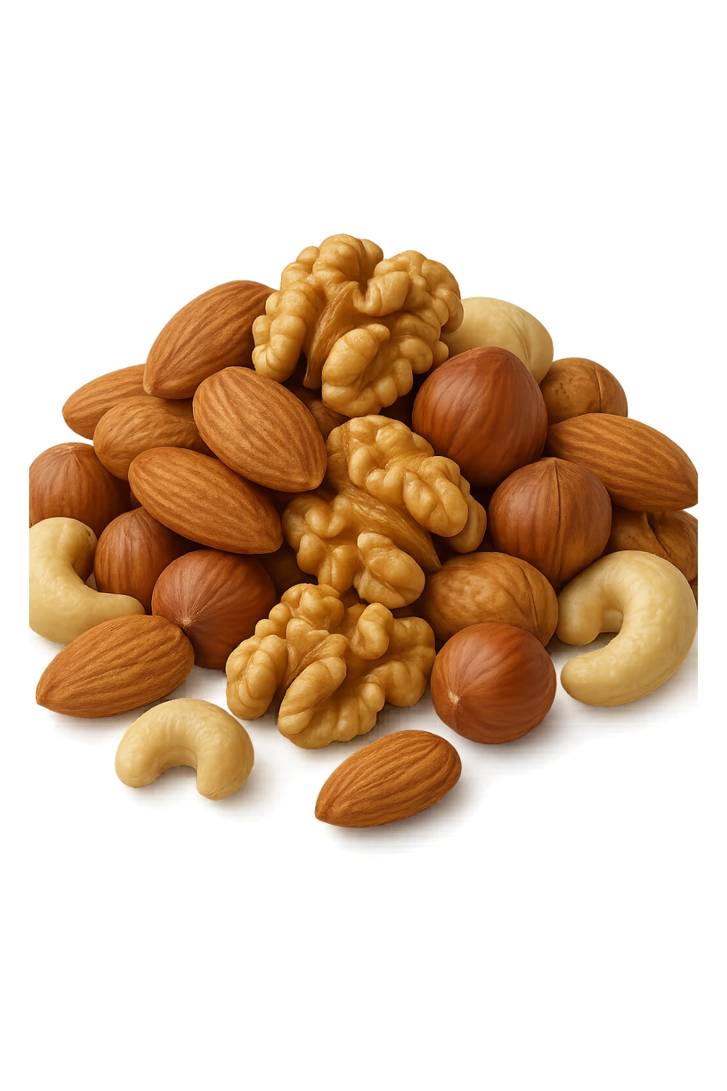 montagna di noci, iperrealistici 4k sticker