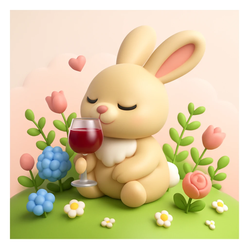 draw exactly the same picture but in 3d ios style sticker