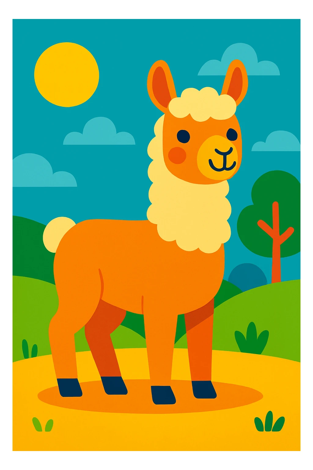 Lama sticker