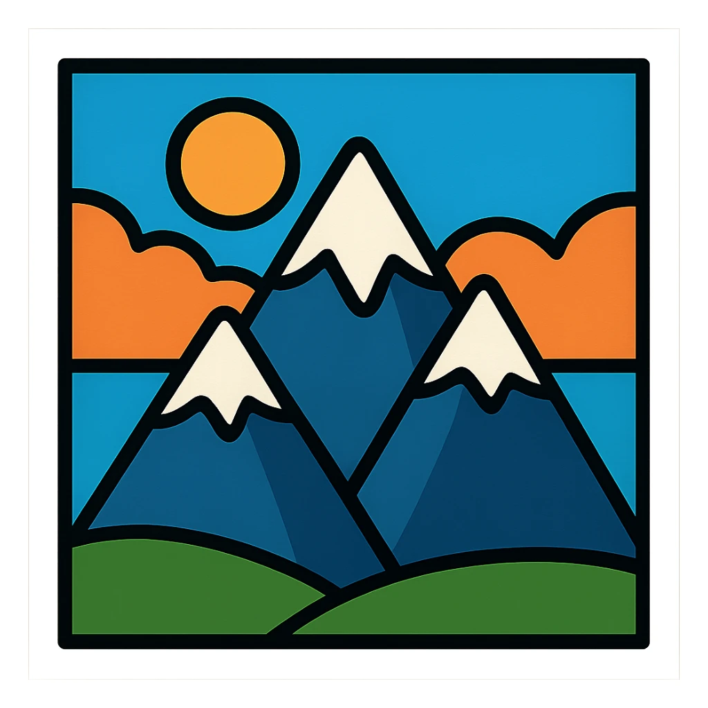 little alchemy style icon
subject: mountain
border: medium-black sticker