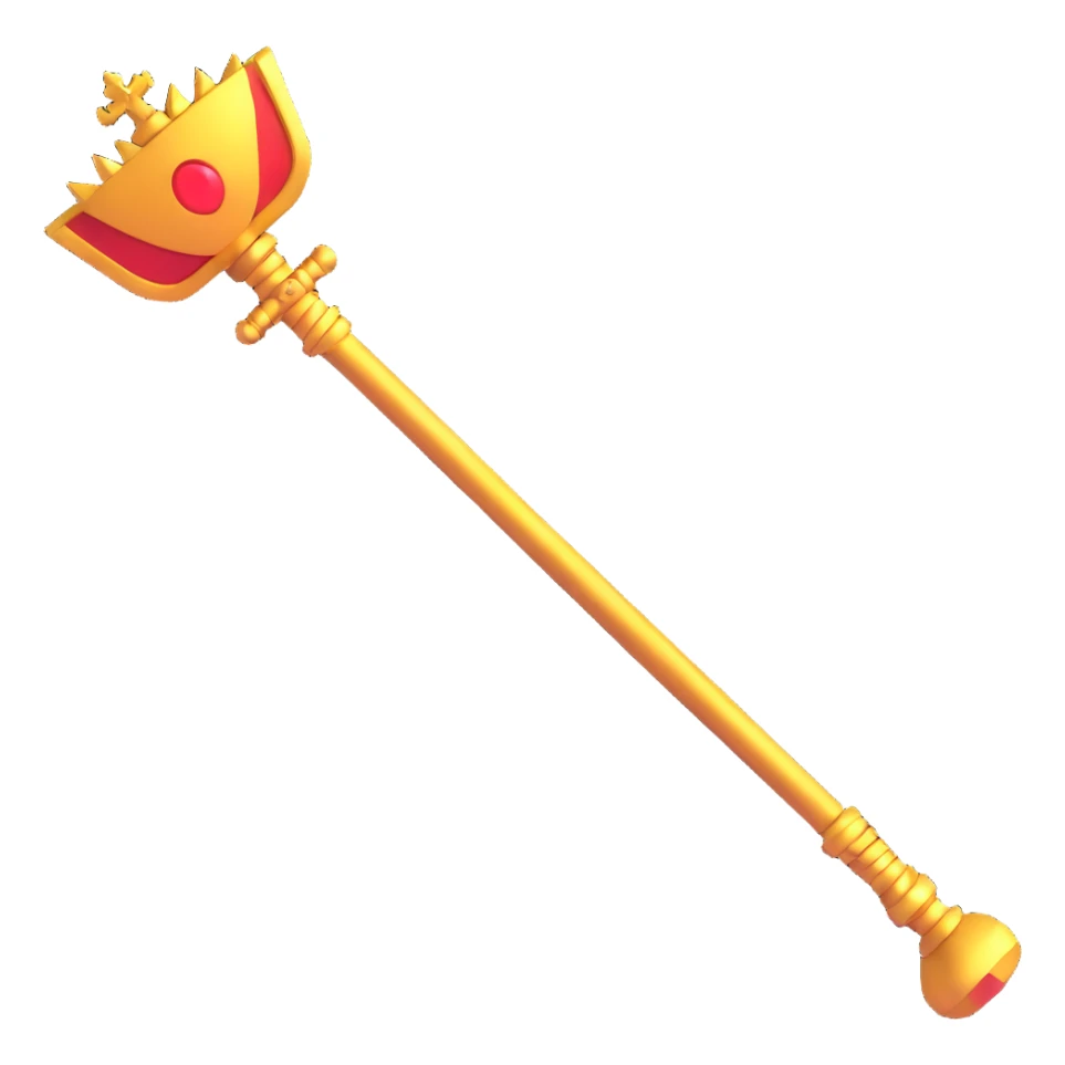 crossed Heka scepter and Nekhakha flail sticker