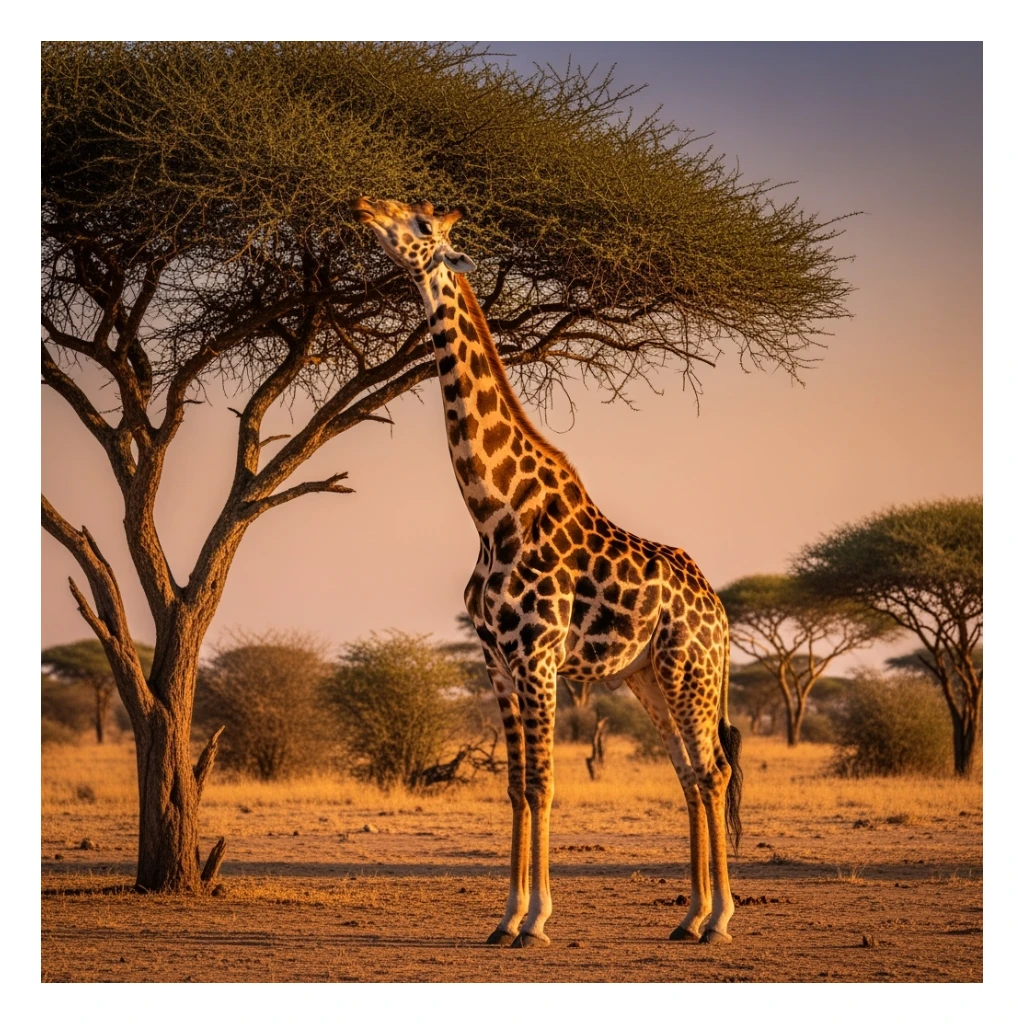 Giraffe sticker