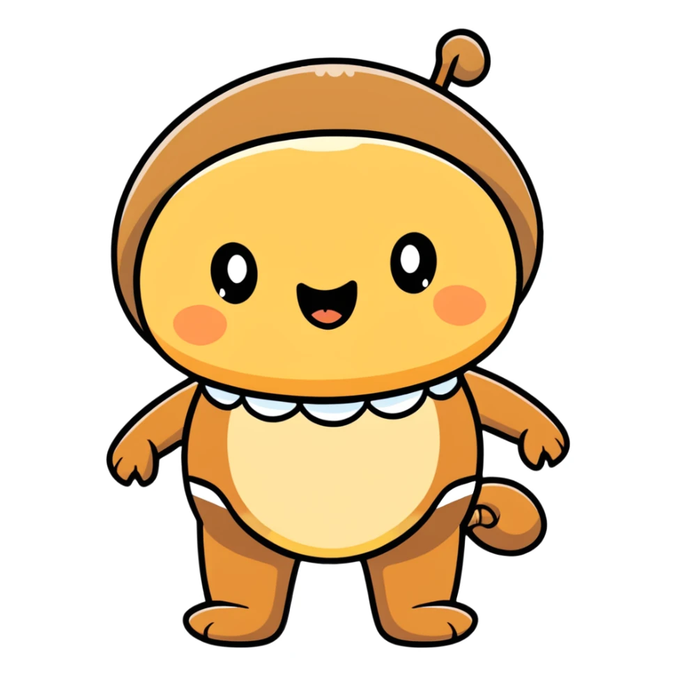 iconic face of Sandy Cheeks from SpongeBob sticker