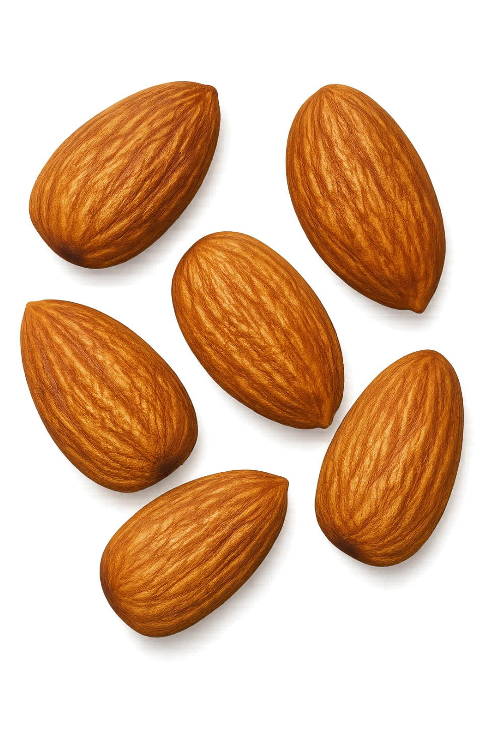 mandorle visti dall'alto iperrealistiche 4k sticker