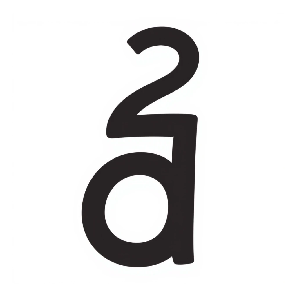 The number 2 with the letter D under it sticker